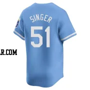 Brady Singer Men's Kansas City Royals Light Blue Limited Alternate Jersey