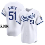 Brady Singer Men's Kansas City Royals White Limited Home Jersey