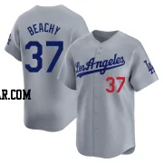 Brandon Beachy Men's Los Angeles Dodgers Gray Limited Away Jersey