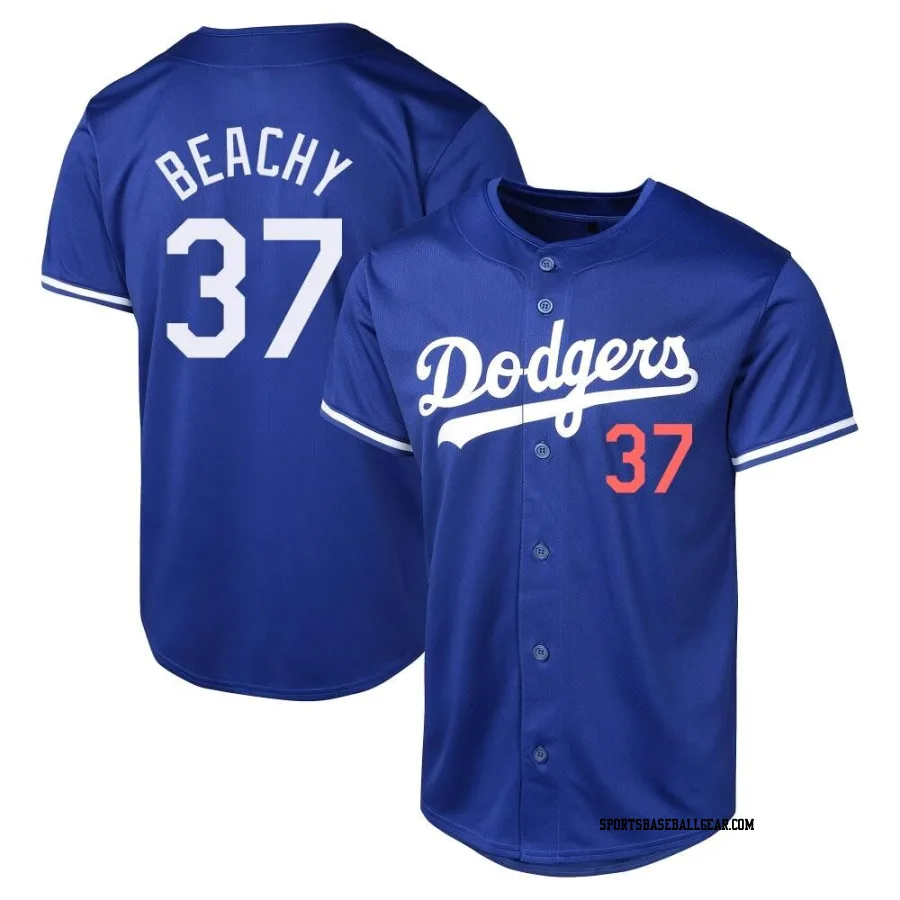 Brandon Beachy Men's Los Angeles Dodgers Royal Limited Alternate Jersey