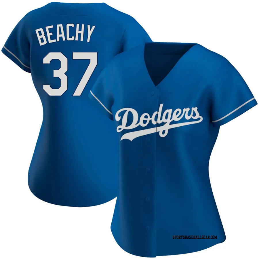 Brandon Beachy Women's Los Angeles Dodgers Royal Authentic Alternate Jersey