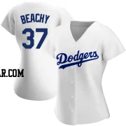 Brandon Beachy Women's Los Angeles Dodgers White Authentic Home Jersey