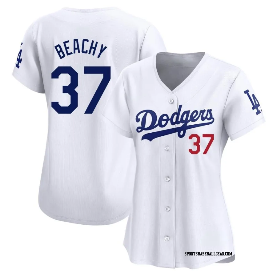 Brandon Beachy Women's Los Angeles Dodgers White Limited Home Jersey