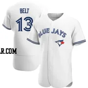 Brandon Belt Men's Toronto Blue Jays White Authentic Home Jersey