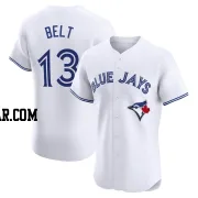 Brandon Belt Men's Toronto Blue Jays White Elite Home Jersey