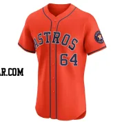 Brandon Bielak Men's Houston Astros Orange Elite Alternate Vapor Premier Jersey