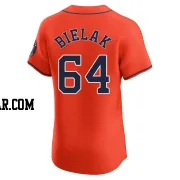 Brandon Bielak Men's Houston Astros Orange Elite Alternate Vapor Premier Jersey