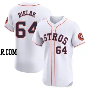 Brandon Bielak Men's Houston Astros White Elite Home Jersey