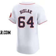 Brandon Bielak Men's Houston Astros White Elite Home Jersey