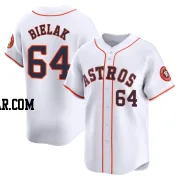 Brandon Bielak Men's Houston Astros White Limited Home Jersey