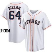 Brandon Bielak Men's Houston Astros White Replica 2022 World Series Champions Home Jersey