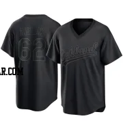 Brandon Bielak Men's Oakland Athletics Black Replica Pitch Fashion Jersey