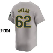 Brandon Bielak Men's Oakland Athletics Gray Limited Away Jersey