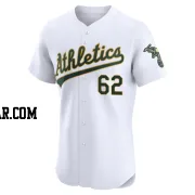 Brandon Bielak Men's Oakland Athletics White Elite Home Jersey