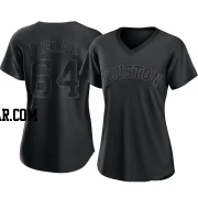 Brandon Bielak Women's Houston Astros Black Authentic Pitch Fashion Jersey