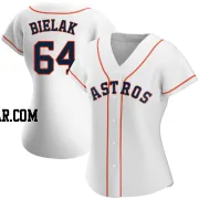 Brandon Bielak Women's Houston Astros White Replica Home Jersey