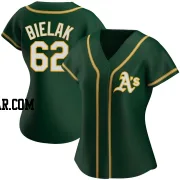 Brandon Bielak Women's Oakland Athletics Green Authentic Alternate Jersey