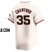 Brandon Crawford Men's San Francisco Giants Cream Elite Home Jersey