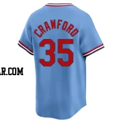 Brandon Crawford Men's St. Louis Cardinals Light Blue Limited Cooperstown Collection Jersey