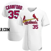 Brandon Crawford Men's St. Louis Cardinals White Authentic Home Jersey