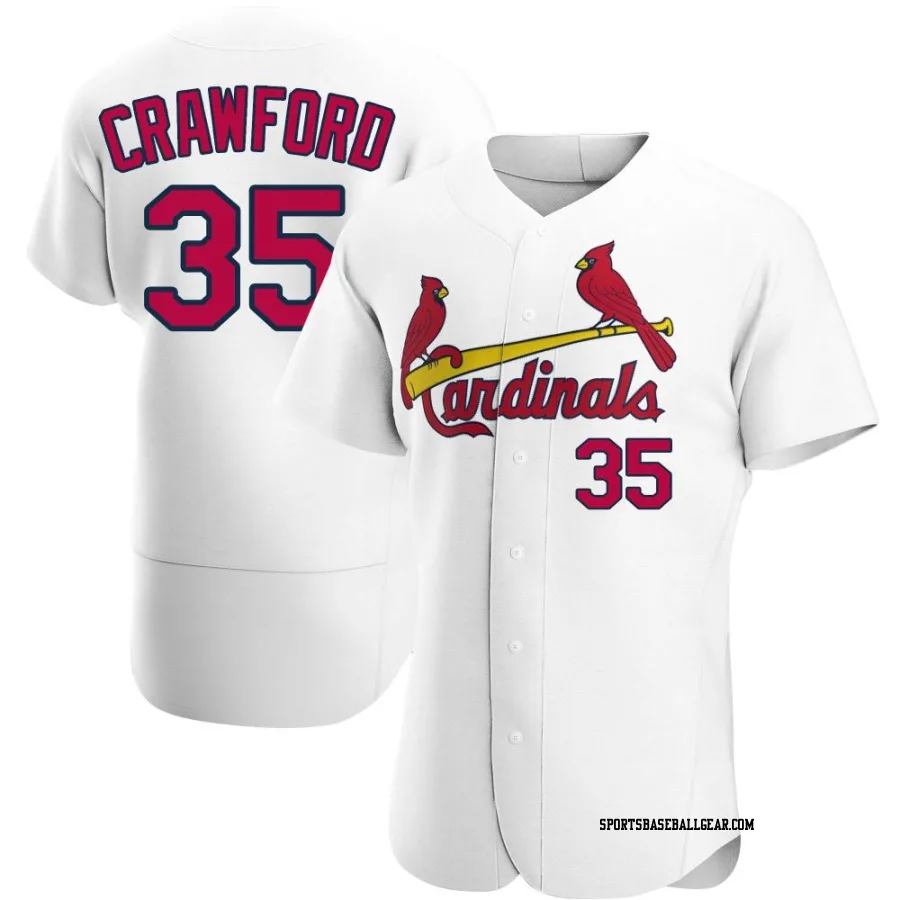 Brandon Crawford Men's St. Louis Cardinals White Authentic Home Jersey