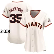 Brandon Crawford Women's San Francisco Giants Cream Limited Home Jersey