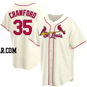 Brandon Crawford Youth St. Louis Cardinals Cream Replica Alternate Jersey