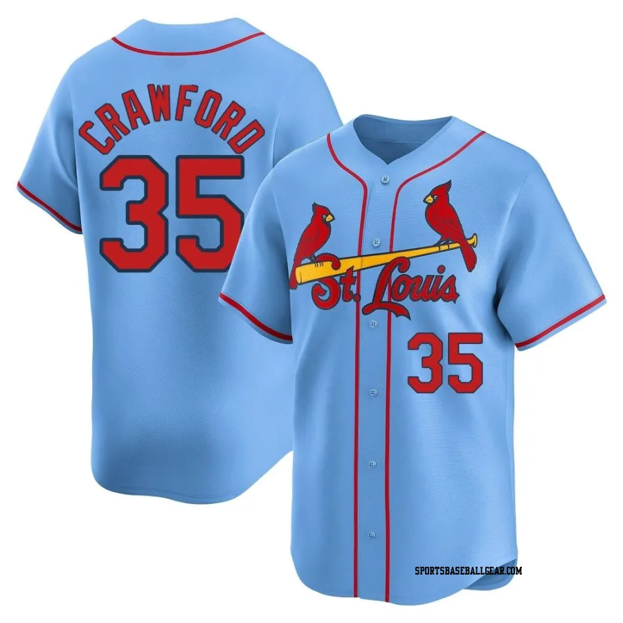 Brandon Crawford Youth St. Louis Cardinals Light Blue Limited Alternate Jersey