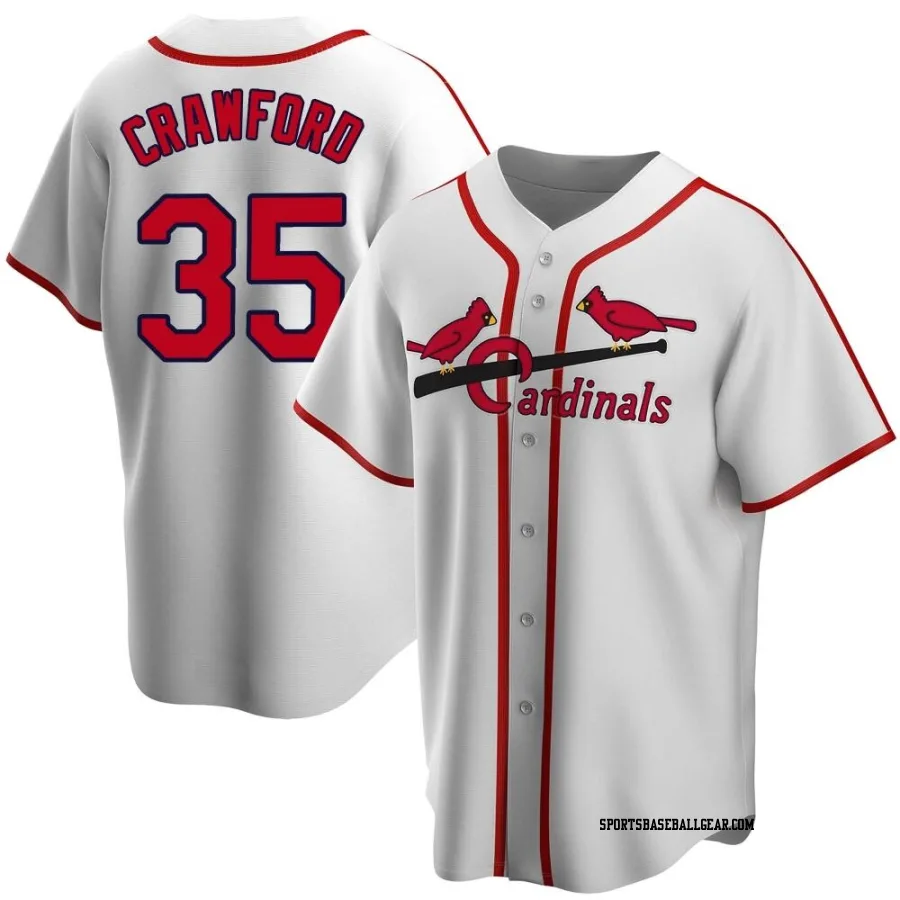 Brandon Crawford Youth St. Louis Cardinals White Home Cooperstown Collection Jersey