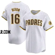 Brandon Dixon Men's San Diego Padres White Limited Home Jersey