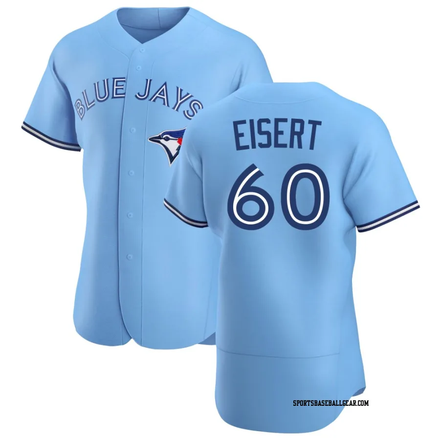 Brandon Eisert Men's Toronto Blue Jays Blue Authentic Powder Alternate Jersey