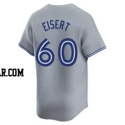 Brandon Eisert Men's Toronto Blue Jays Gray Limited Away Jersey