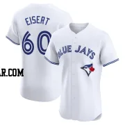 Brandon Eisert Men's Toronto Blue Jays White Elite Home Jersey