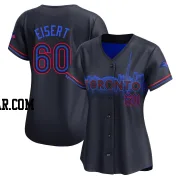 Brandon Eisert Women's Toronto Blue Jays Black Limited 2024 City Connect Jersey