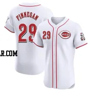 Brandon Finnegan Men's Cincinnati Reds White Elite Home Jersey