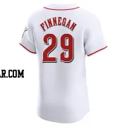 Brandon Finnegan Men's Cincinnati Reds White Elite Home Jersey