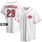 Brandon Finnegan Men's Cincinnati Reds White Replica Home Jersey