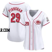 Brandon Finnegan Women's Cincinnati Reds White Limited Home Jersey