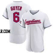 Brandon Guyer Men's Cleveland Guardians White Authentic Home Jersey