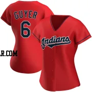 Brandon Guyer Women's Cleveland Guardians Red Authentic Alternate Jersey