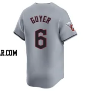 Brandon Guyer Youth Cleveland Guardians Gray Limited Road Jersey