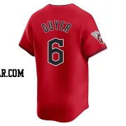 Brandon Guyer Youth Cleveland Guardians Red Limited Alternate Jersey