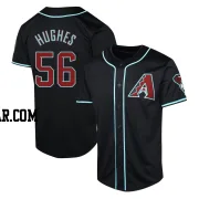 Brandon Hughes Men's Arizona Diamondbacks Black Limited Alternate Jersey