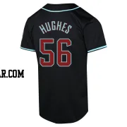 Brandon Hughes Men's Arizona Diamondbacks Black Limited Alternate Jersey