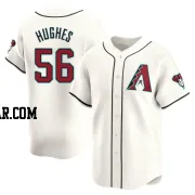 Brandon Hughes Men's Arizona Diamondbacks White Limited Home Jersey