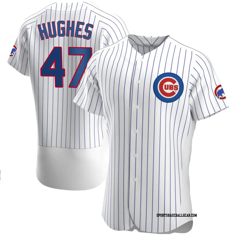 Brandon Hughes Men's Chicago Cubs White Authentic Home Jersey