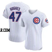 Brandon Hughes Men's Chicago Cubs White Elite Home Jersey