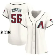 Brandon Hughes Women's Arizona Diamondbacks White Limited Home Jersey