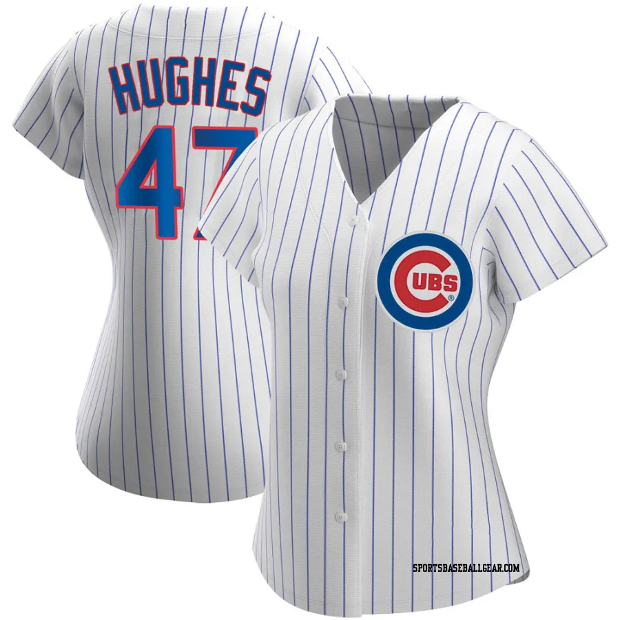 Brandon Hughes Women's Chicago Cubs White Authentic Home Jersey