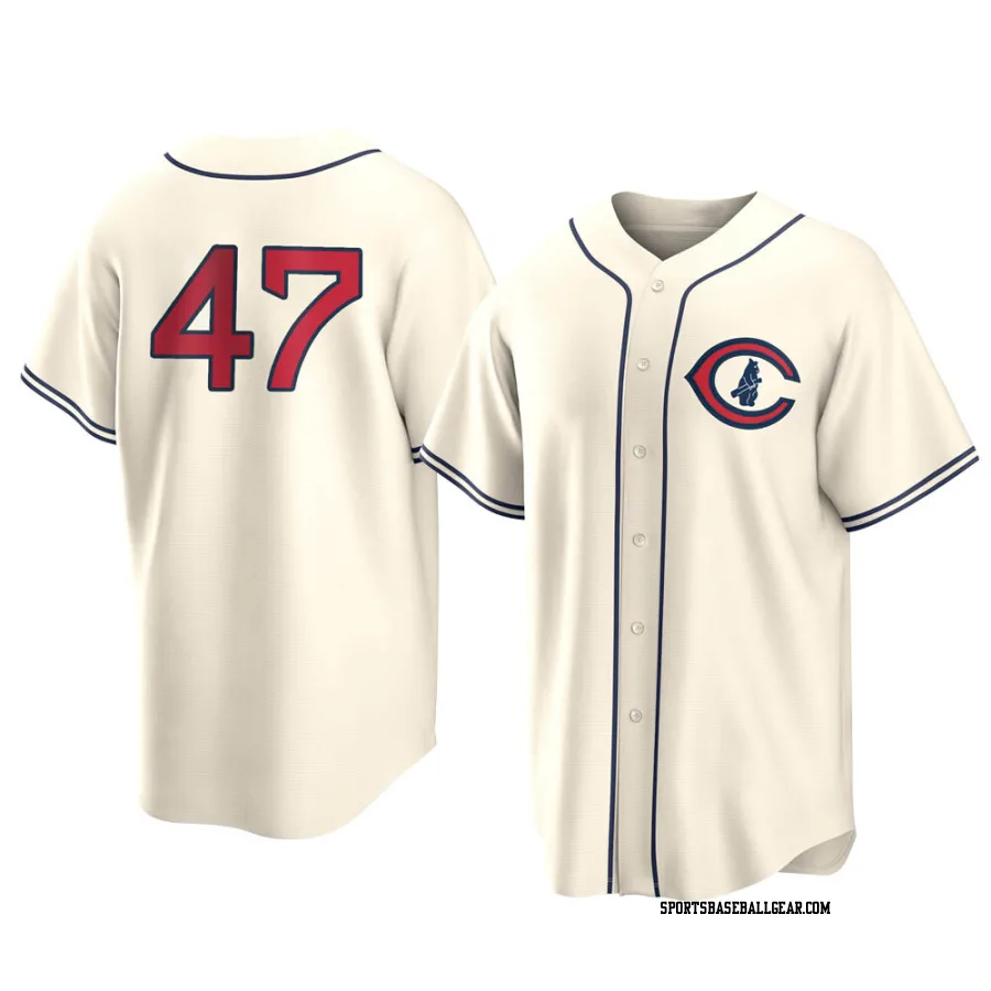 Brandon Hughes Youth Chicago Cubs Cream Replica 2022 Field Of Dreams Jersey